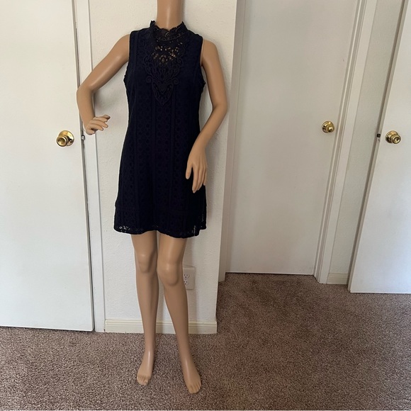 Jodi kristopher Mini Lace Dress Size 1 - Picture 5 of 7